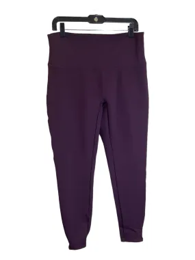 Athletic Leggings By Spanx In Purple, Size: Xl