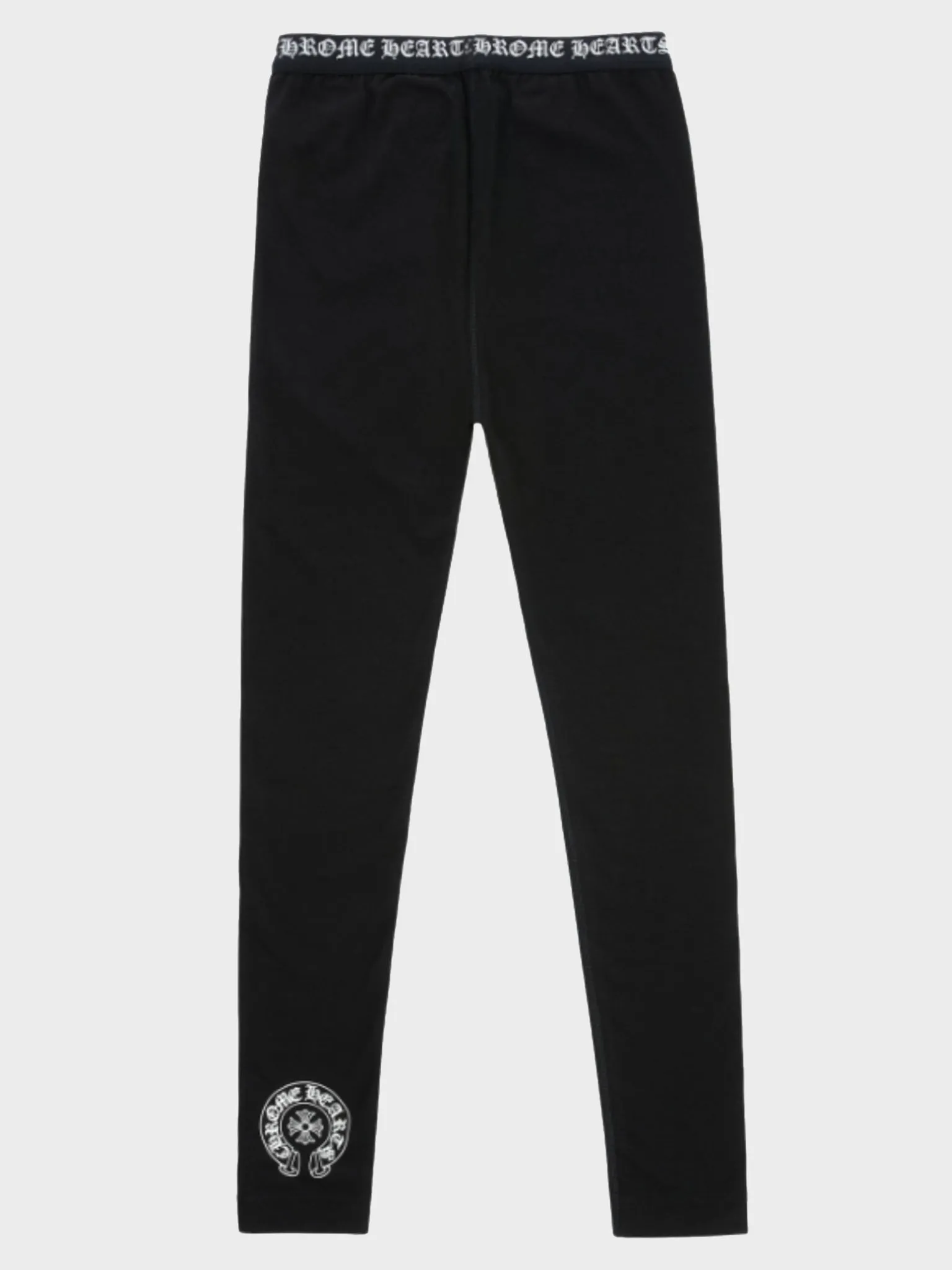 Black Logo Leggings