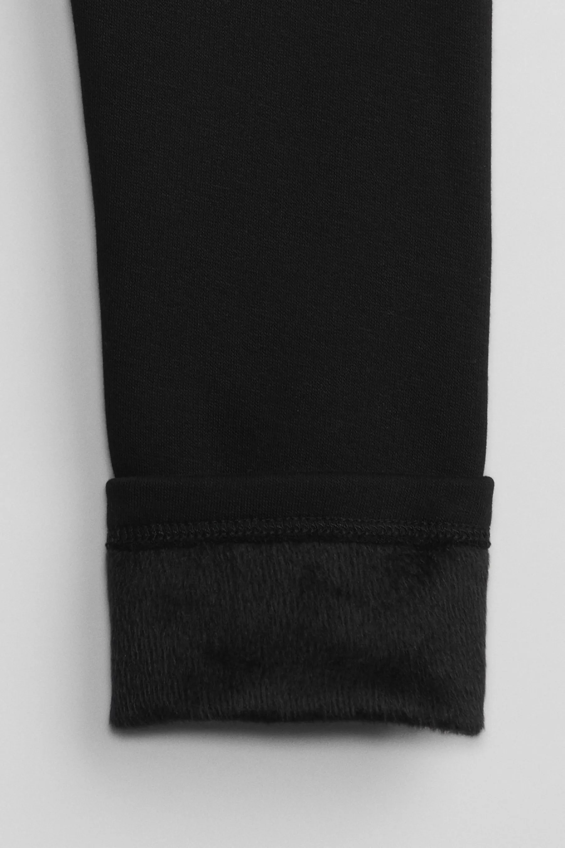 Black Sherpa Leggings