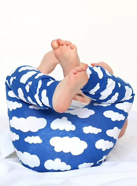 Buy FRED & NOAH Blue Cloud Leggings 6-12 Month | Trousers and leggings | Tu