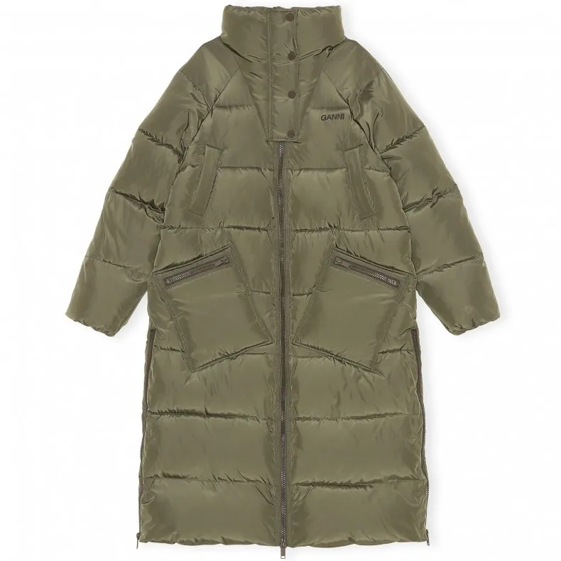 GANNI Oversized Puffer Coat (Kalamata)