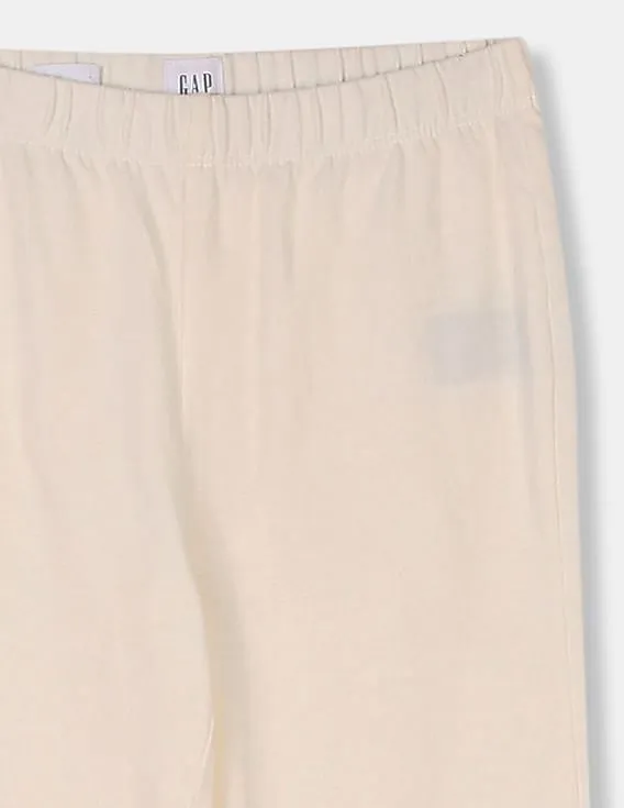 GAP Girls White Stretch Jersey Leggings