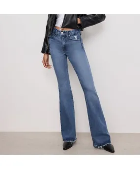 Good American Good Legs Flared Jeans