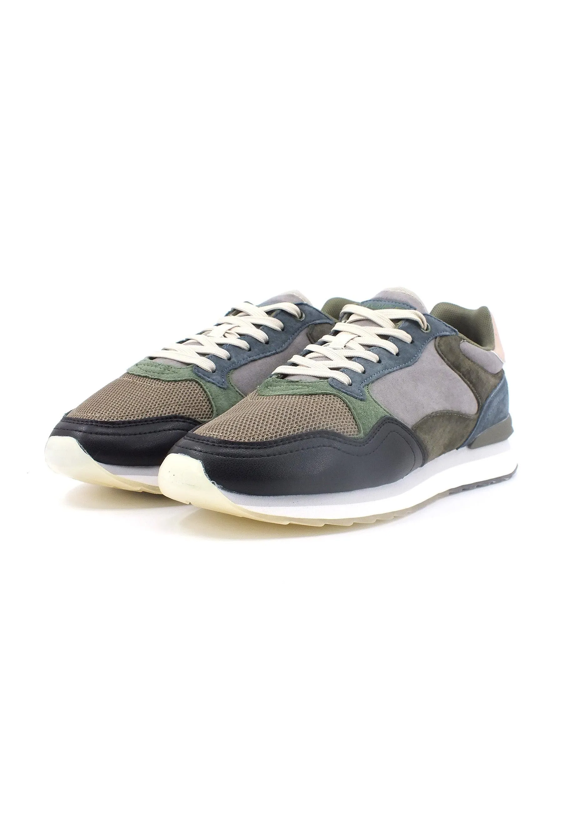 HOFF Quebec Sneaker Uomo Black Navy Military Green 22202609