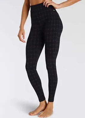 LASCANA Checked Stretch Leggings | Grattan