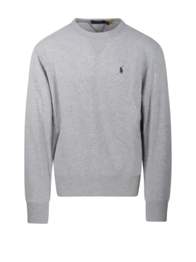 MEN RALPH LAUREN GREY COTTON SWEATSHIRT