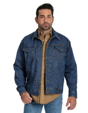 Mens Wrangler Concealed Carry Unlined Denim Jacket