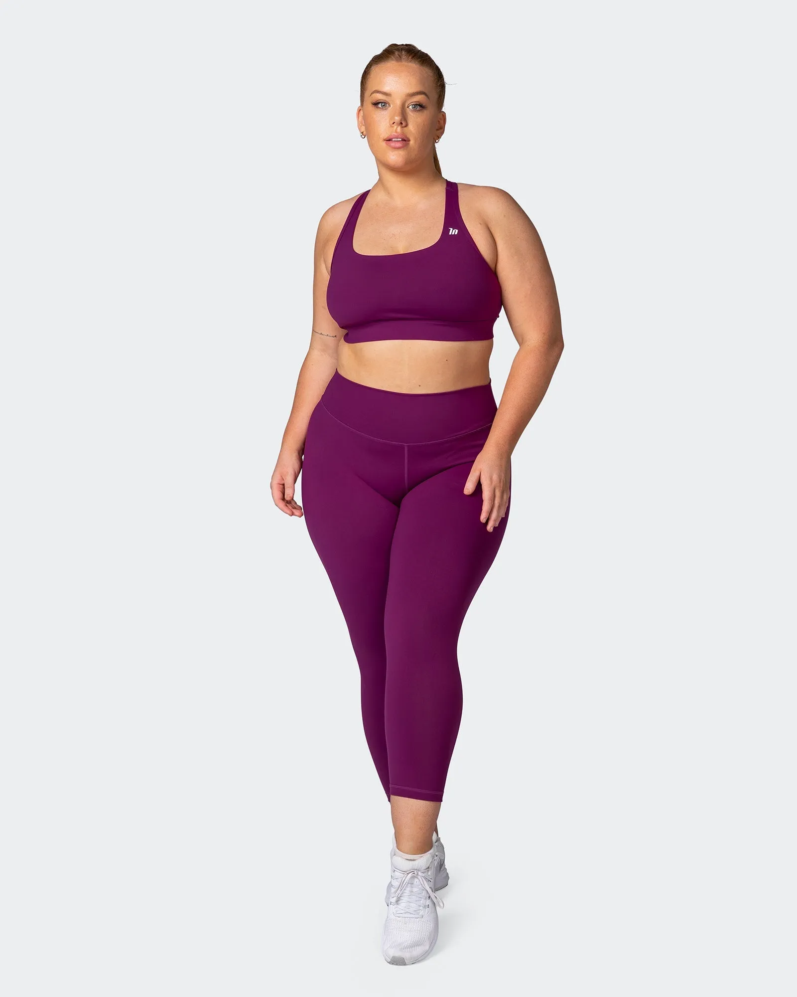 Signature Scrunch 7/8 Leggings - Huckleberry