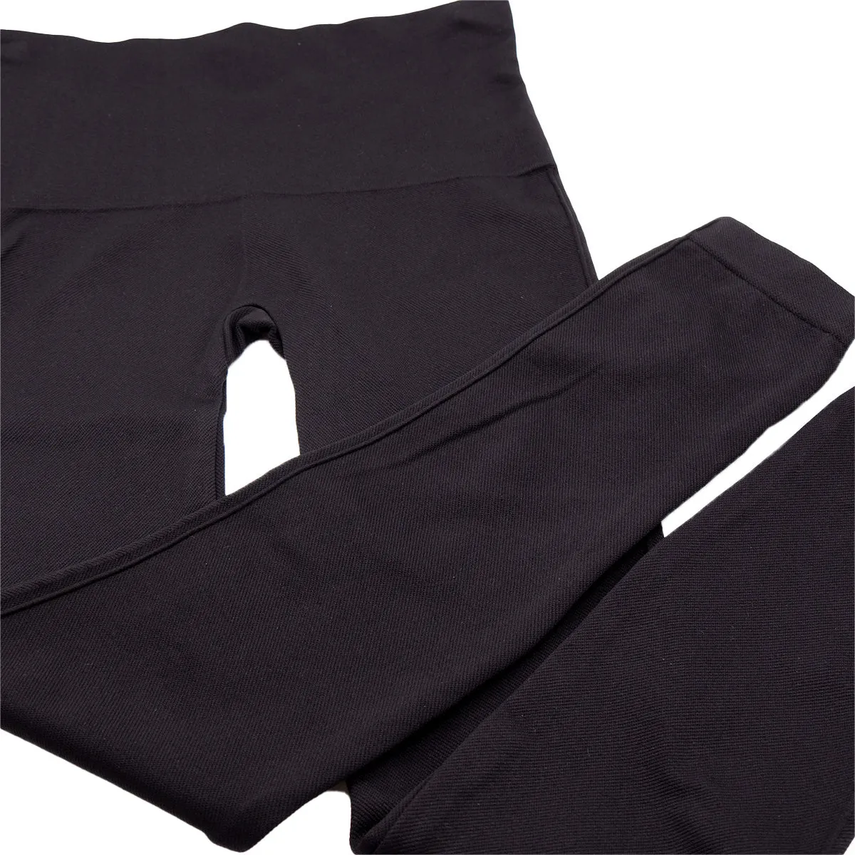 SPANX Look At Me Now Seamless Leggings - Very Black