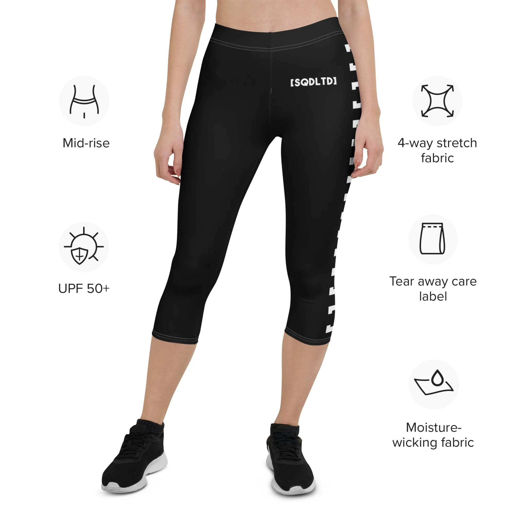 Sqdltd SP23 Capri Leggings BW