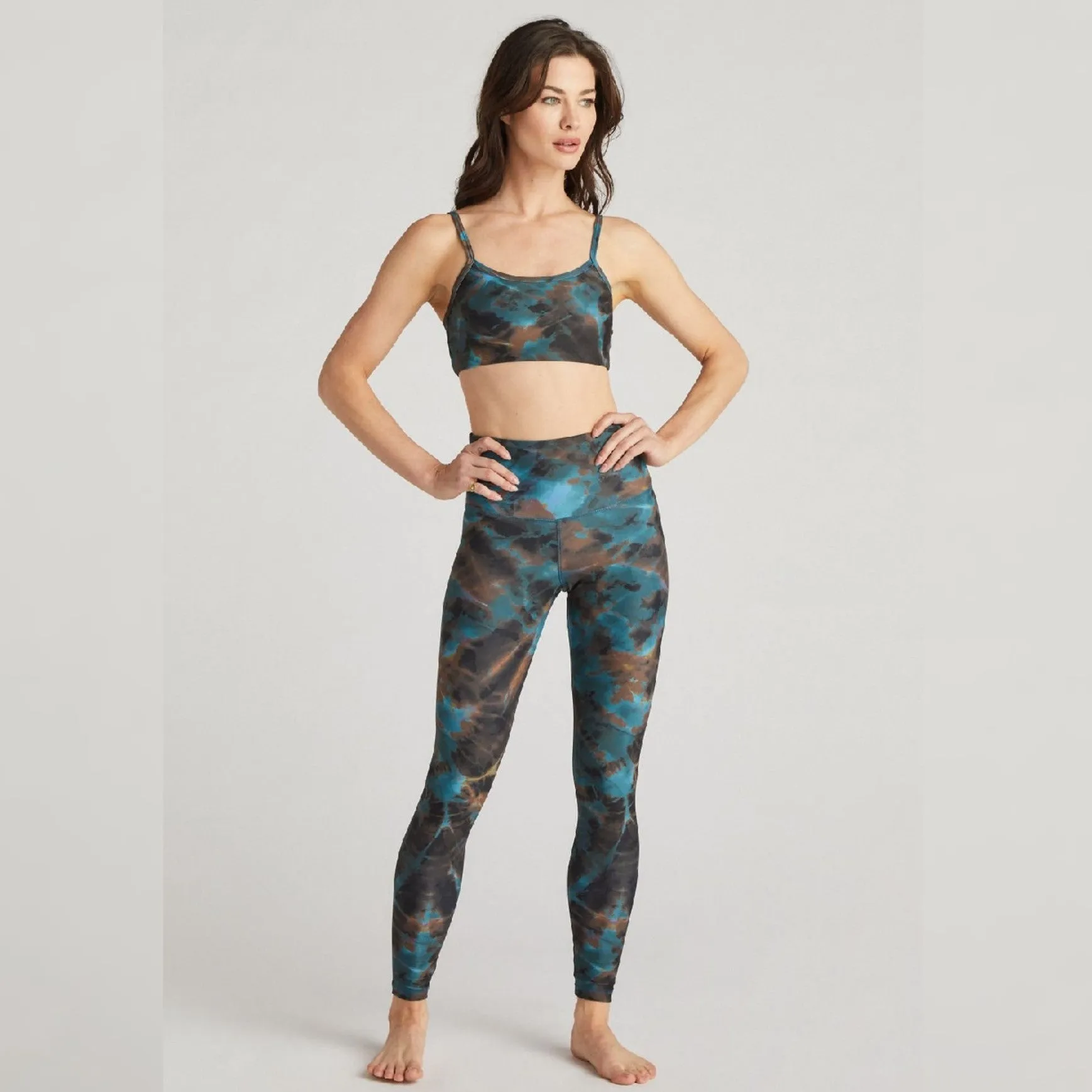 Teagan Leggings - Marine Tie Dye