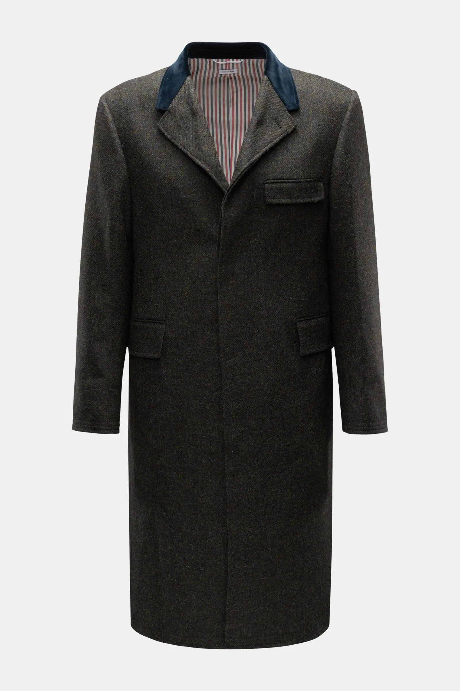 THOM BROWNE coat dark green