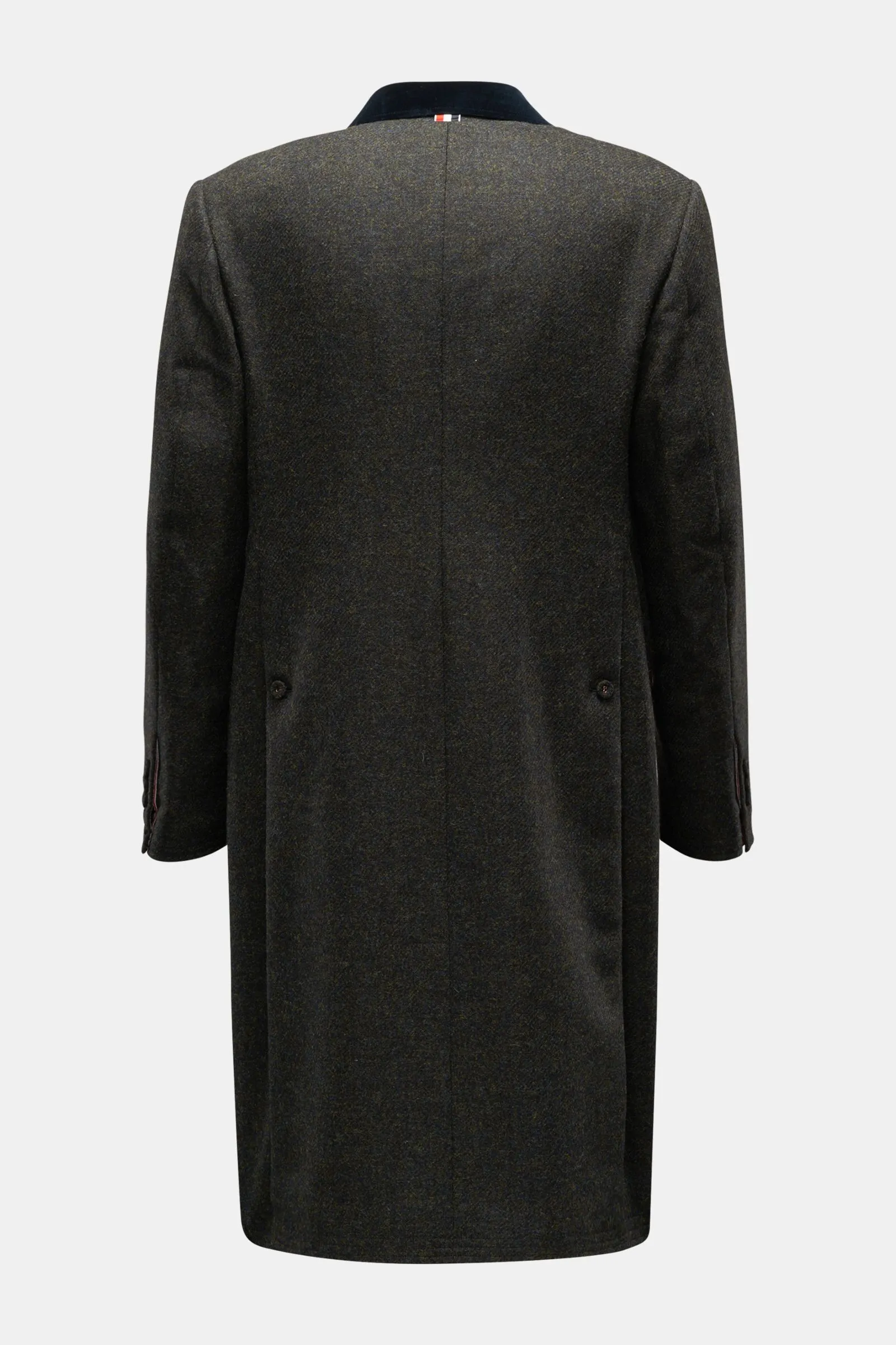 THOM BROWNE coat dark green