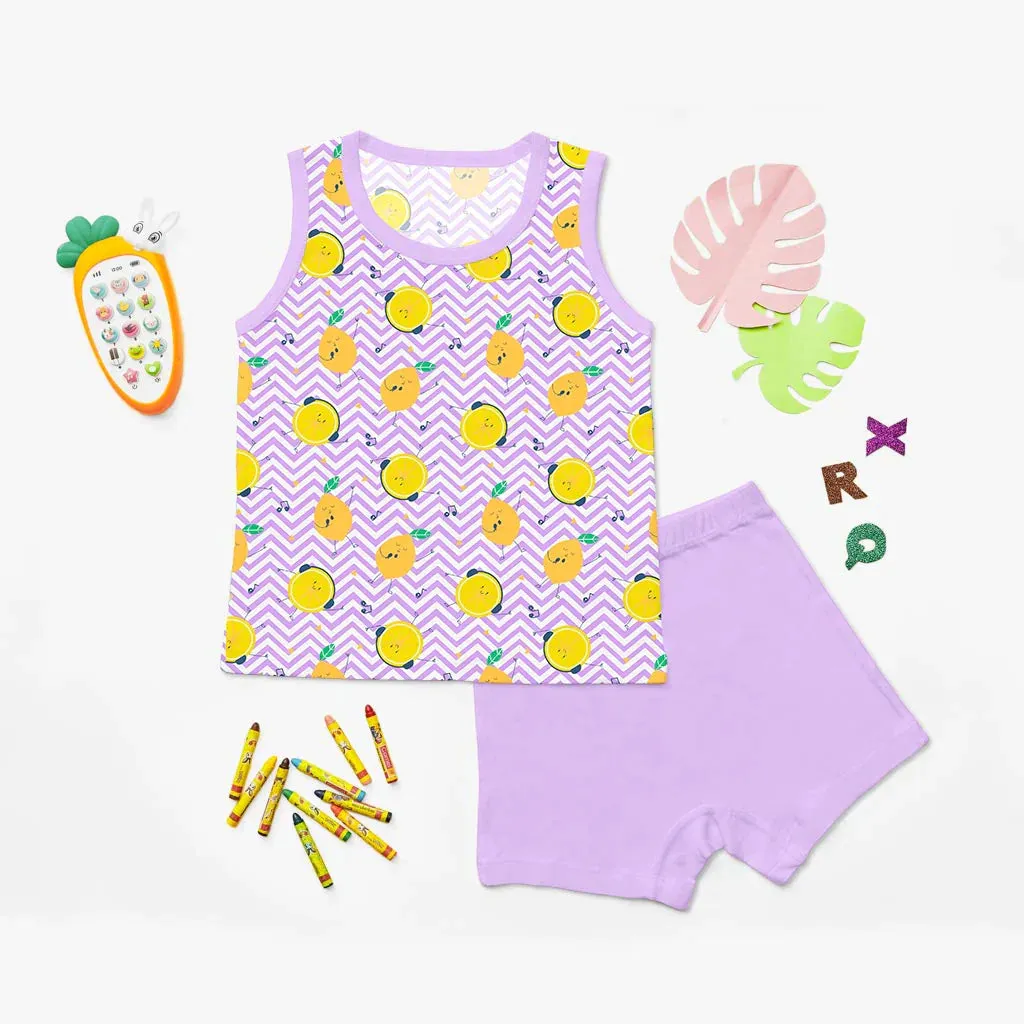 Top & Shorts Set - Lemon Life - 1-2 years