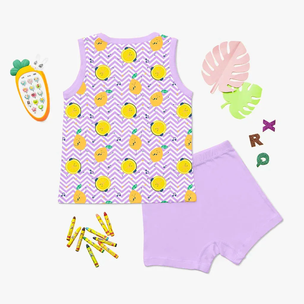 Top & Shorts Set - Lemon Life - 1-2 years