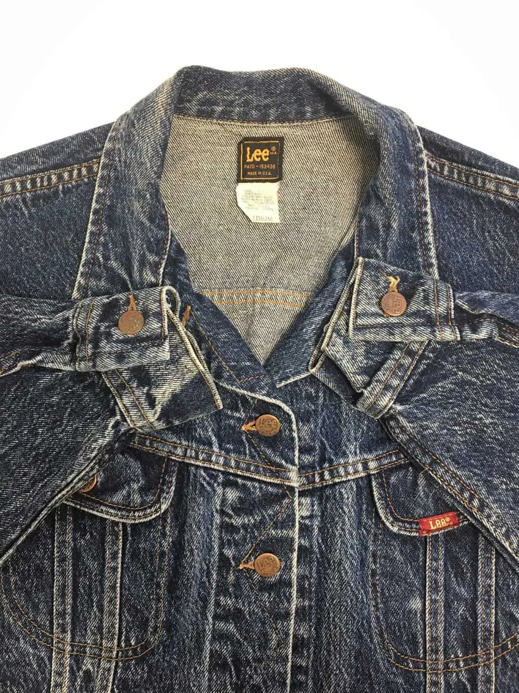 Vintage Lee denim jacket, made in USA – XL