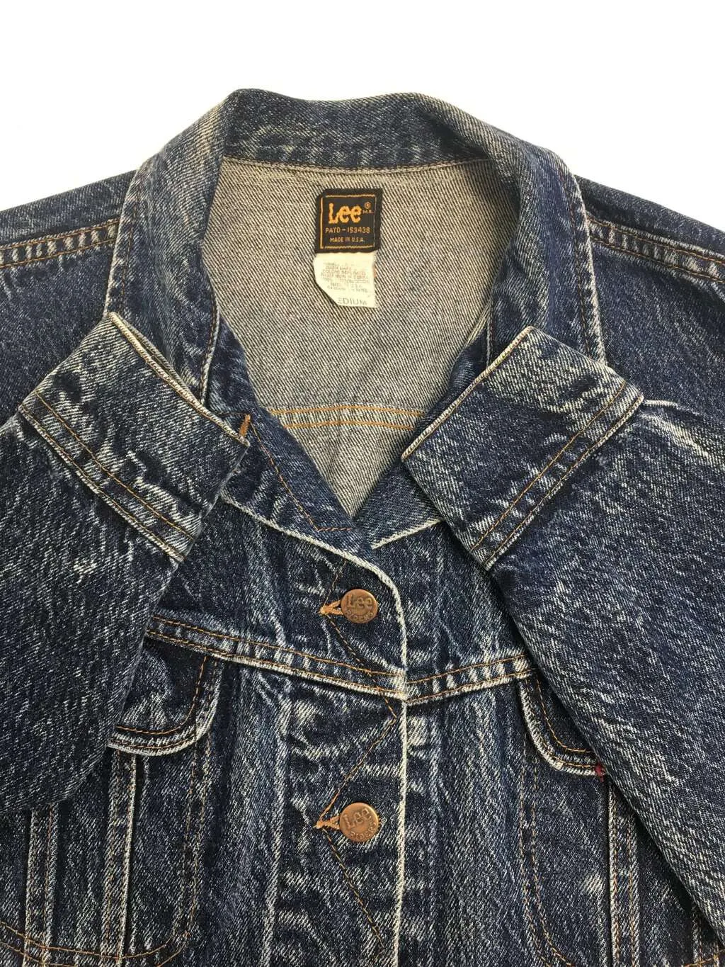 Vintage Lee denim jacket, made in USA – XL