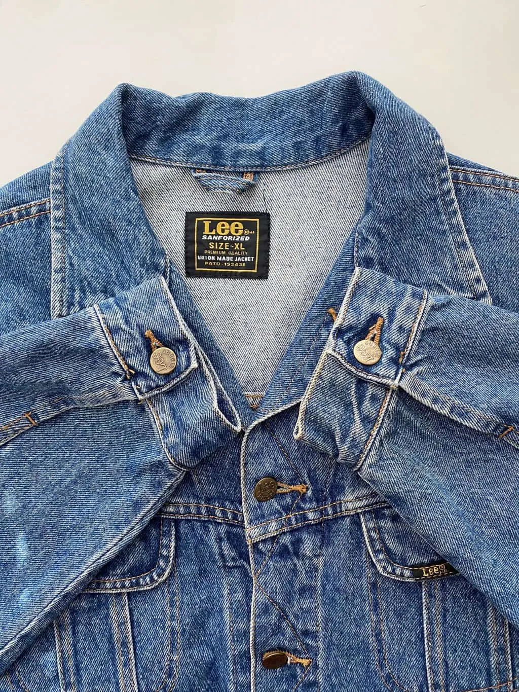 Vintage Lee Rider Union Made denim jacket – XL