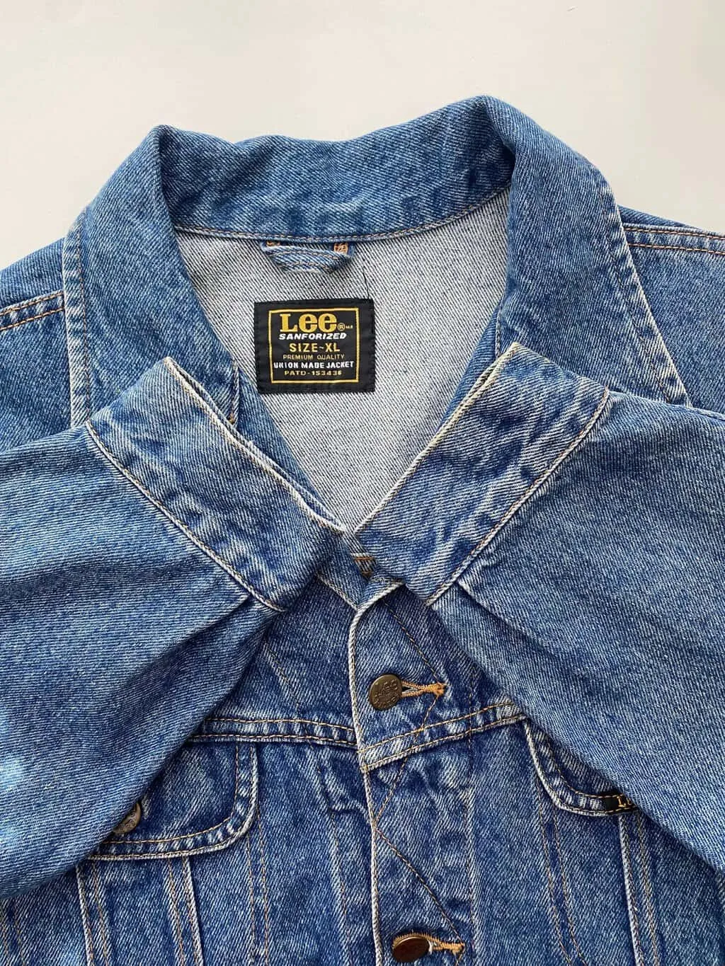 Vintage Lee Rider Union Made denim jacket – XL